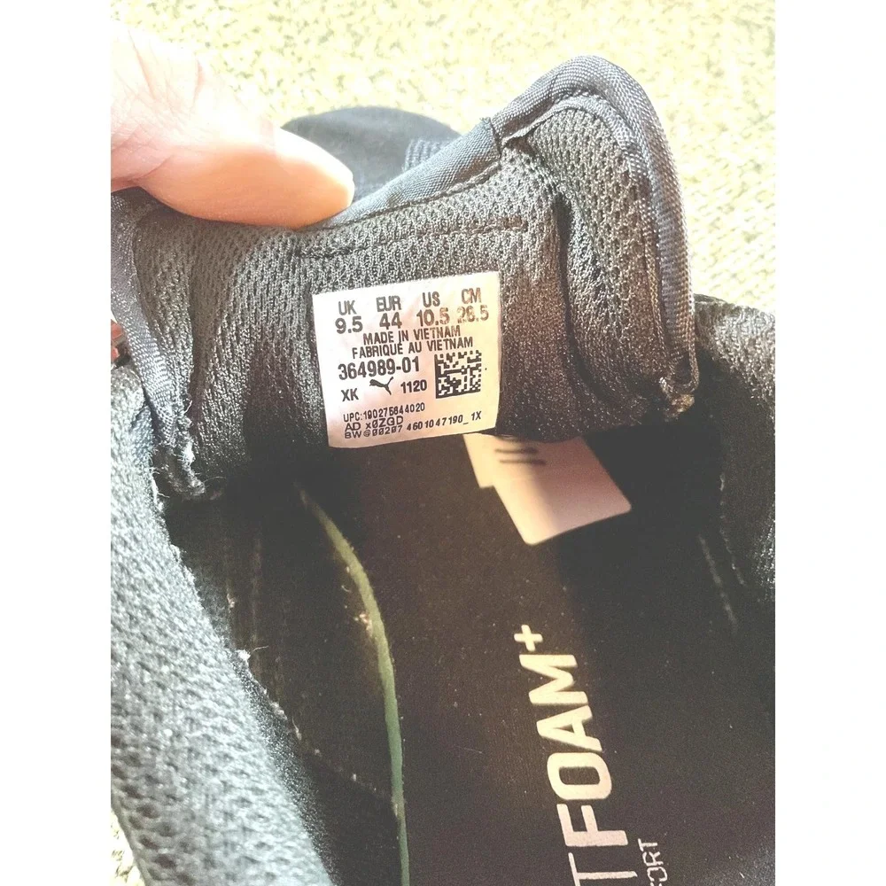 Puma‎ Suede Smash v2 L Black White Men's 10.5